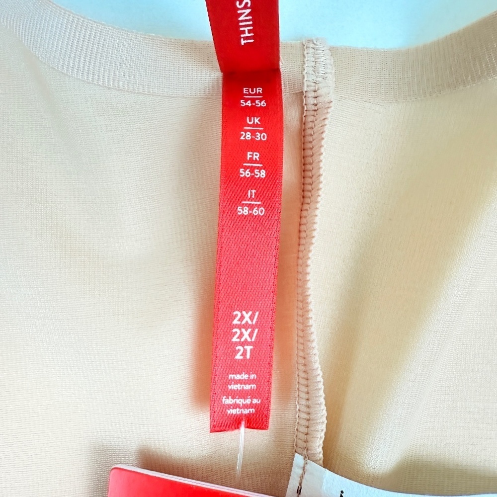 NWT Spanx Tank Panty Bodysuit Champagne Beige 2X/2T - Picture 7 of 10